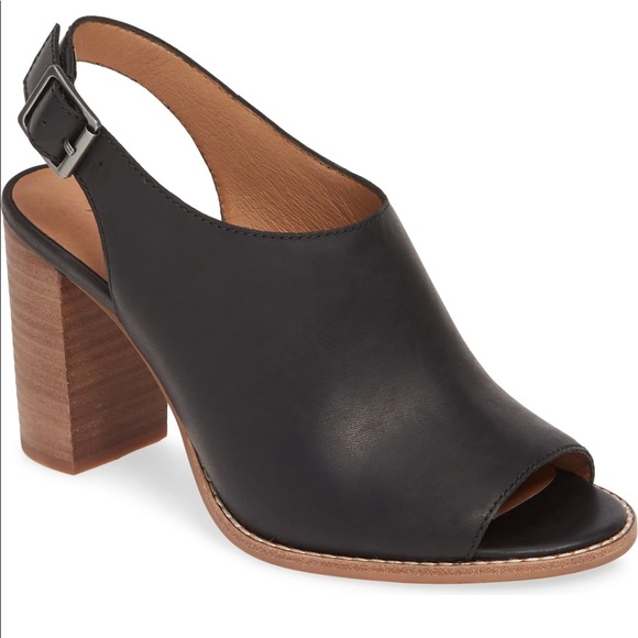 Madewell Shoes - Madewell The Cary Heeled Sandal In Black 6.5